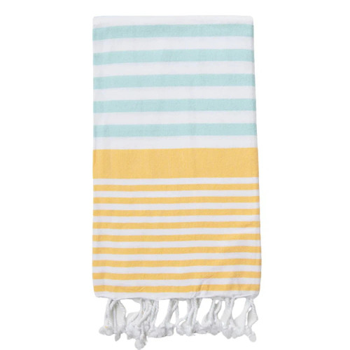 Sofia Turkish Towel Mint Yellow