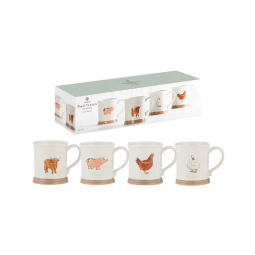 Farm Friends 4pk Assorted Mug by Ashdene