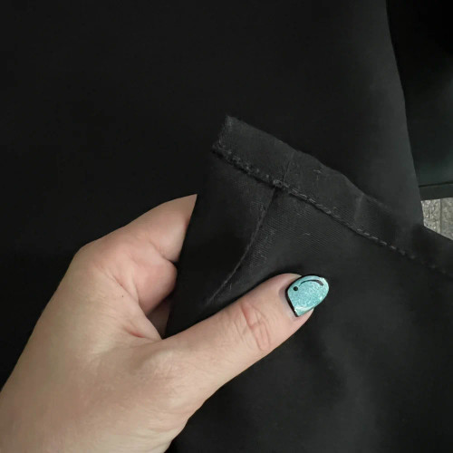 Black Ring Spun Polyester Table Cloth by Good Linen Co