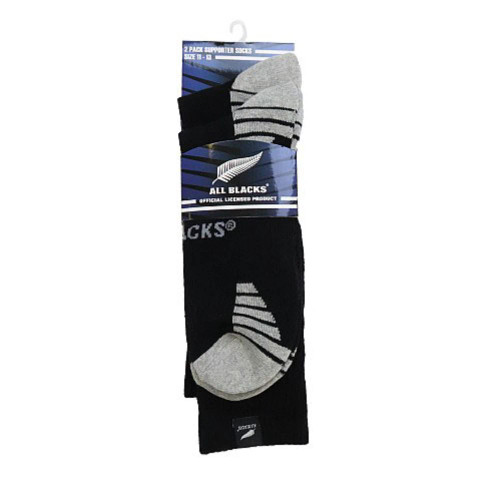 All Blacks Supporter Sock Black Pack of 2