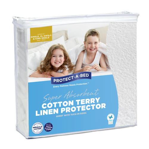 Cotton Terry Linen Protector by Protect-A-Bed