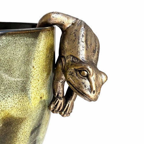 Frog Hanging Rim III Gold by Linens and More