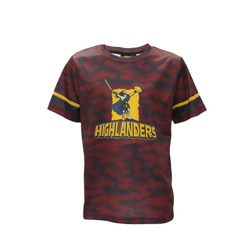Highlanders Super Rugby Kids T-shirt Burgundy
