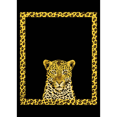 Leopard Painted 2 Ply Mink Blanket Queen/King