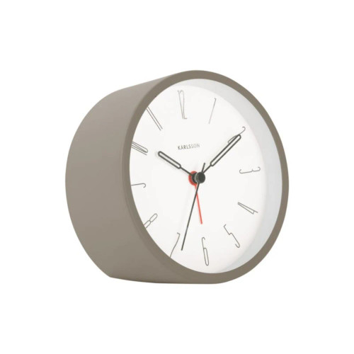 Belle Alarm Clock Grey by Karlsson