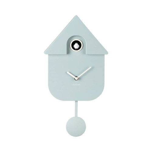 Modern Cuckoo Clock Soft Blue by Karlsson