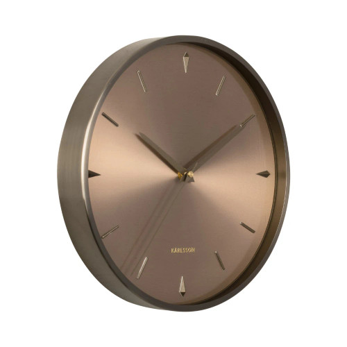Jewel Clock Gun Metal by Karlsson