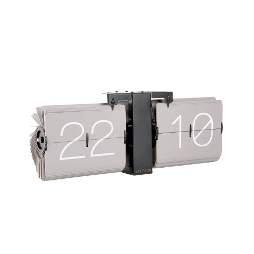Flip Clock No Case Grey by Karlsson