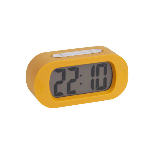 Gummy Alarm Clock Ochre Yellow by Karlsson