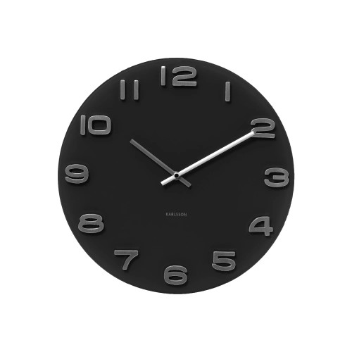 Vintage Wall Clock Black by Karlsson