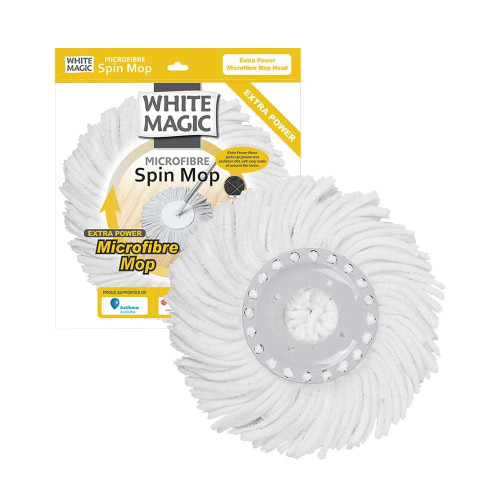 Microfibre Extra Power Mop Head 39cm by White Magic