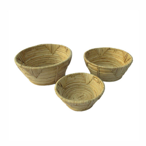 Rattan Bowl Set of 3 by Linens and More