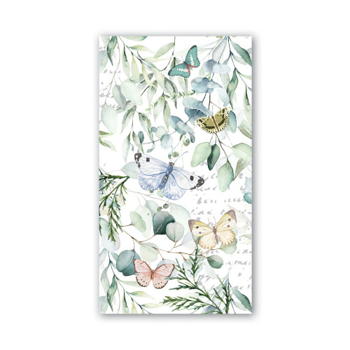 Butterfly Fields Paper Napkins - Hostess Napkin