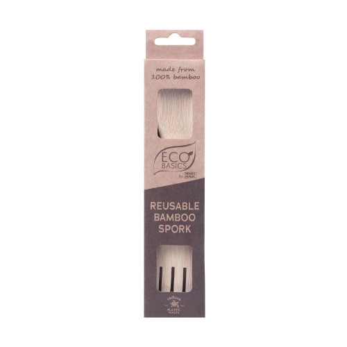 Eco Basics Reusable Bamboo Spork by White Magic