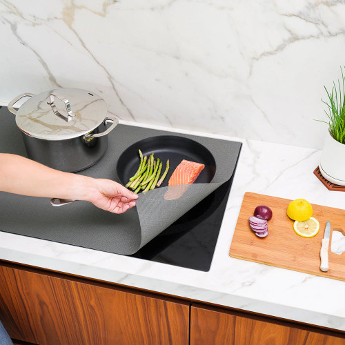 Silicone Firbreglass Induction Hob Liner by Nostik