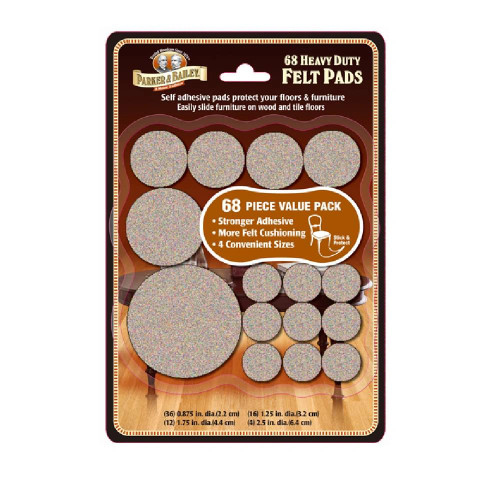 Felt 68 pc Asst Sizes Oatmeal by Parker & Bailey