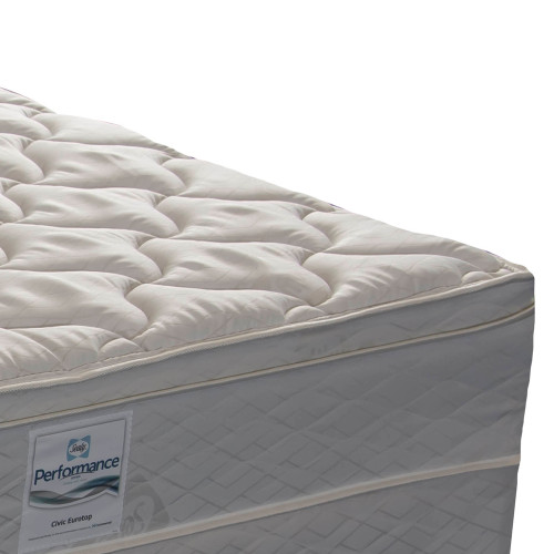 Performance Series Civic Euro Top (Plush) Bed by Sealy Commercial