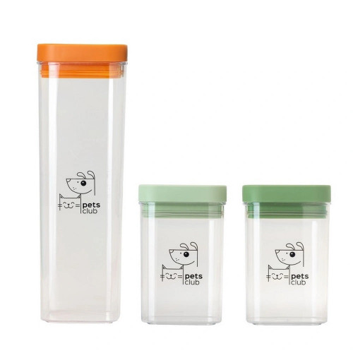 Pets Club Food Storage Pack - 3 Pack by Vigar