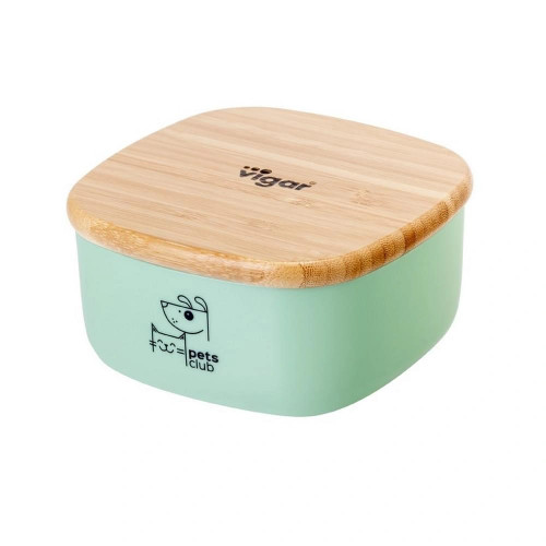 Pets Club Bamboo Treat Jar - Small by Vigar