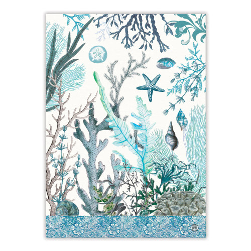 Ocean Tide Tea Towel by Michel Design Works