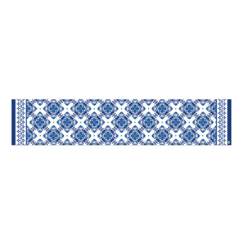 Indigo Seas Cotton Table Runner by Michel Design Works