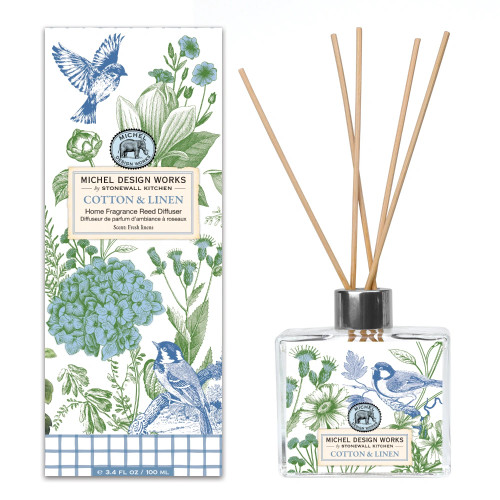 Cotton & Linen Reed Diffuser by Michel Design Works