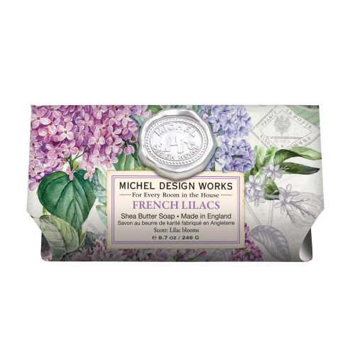 French Lilacs Large Soap Bar by Michel Design Works