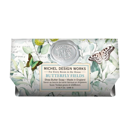 Butterfly Fields Large Soap Bar by Michel Design Works