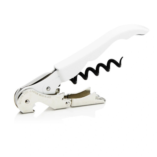 White Classic Pocket Corkscrew by Pulltaps