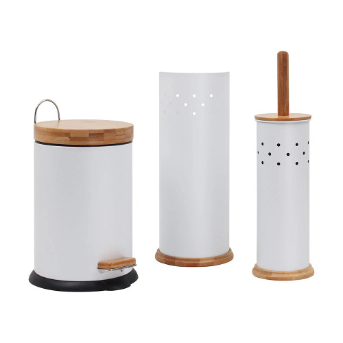 Eco Basics 3 in 1 Bathroom Set - White