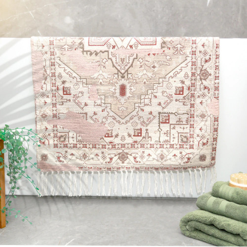 Athens Vintage Handwoven Bath Rug by Renee Taylor - 65 x 110cm