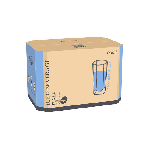 Plaza HiBall Tumbler Glass 320ml (6 Pk) by Ocean