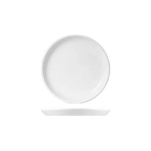 White Album Round Flared Coupe Plate 27cm (6 PK) by Royal Porcelain
