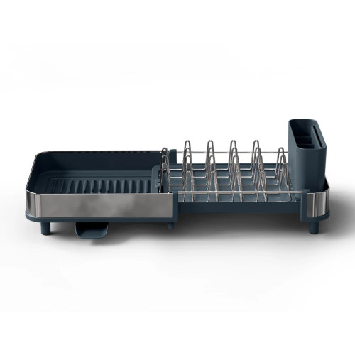 Extend Slim Steel Dish Rack Grey by Joseph Joseph