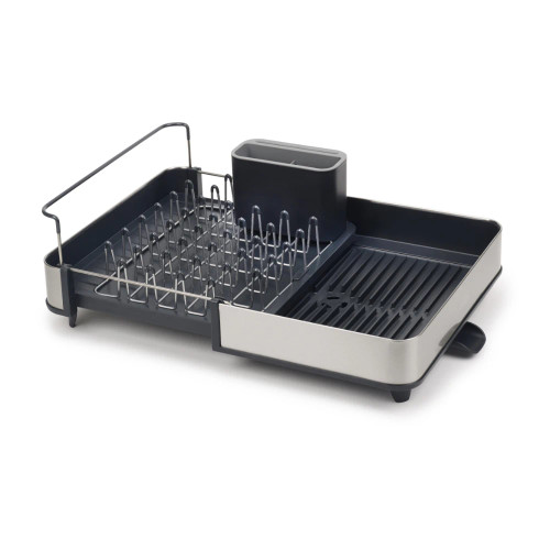 Extend Steel Dish Rack Grey by Joseph Joseph