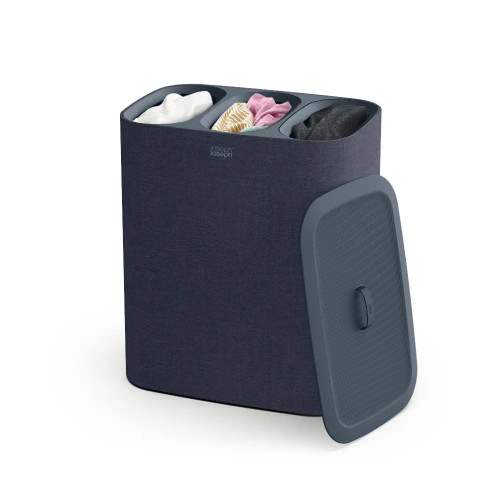 Tota Trio 90L Laundry Separation Basket - Black
