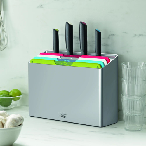 Folio Icon Plus 8 Piece Knife & Board Set by Joseph Joseph