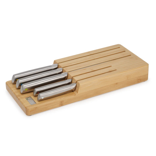Elevate Steel Knives Bamboo Store 5 Piece Set by Joseph Joseph