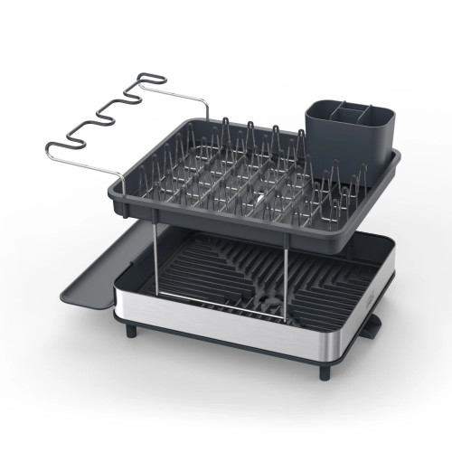 Steel 2-Tier Dish Rack by Joseph Joseph
