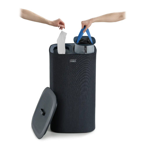 Tota 60L Laundry Separation Basket - Black