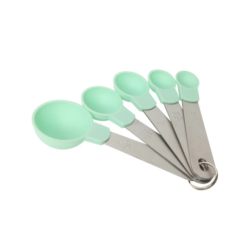 Measuring Spoons 5Pc Green by Wiltshire