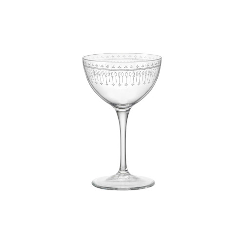Bartender Art Deco' Martini Glass 235ml (6 Pk) by Bormioli Rocco