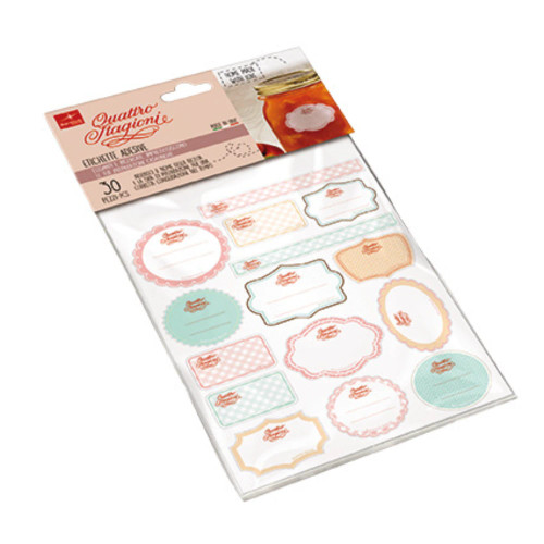 Quattro Stagioni Stickers (30 Pk) by Bormioli Rocco