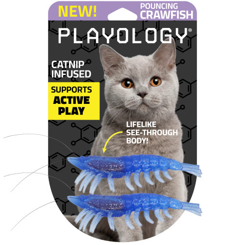 Crawfish Cat Toy (2 Pk) by Playology