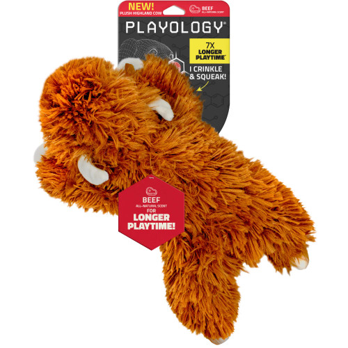 Plushies Highland Cow Beef Large by Playology