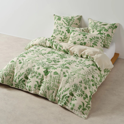 Lindy Natural Duvet Cover Set by Linen House