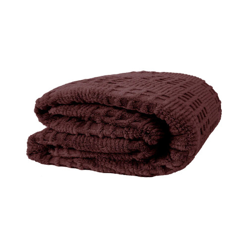 Lattice Sherpa Blanket Raisin