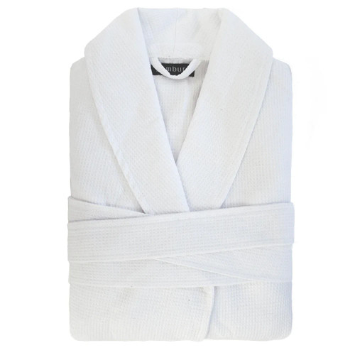 Commercial Waffle Robe White by Bambury