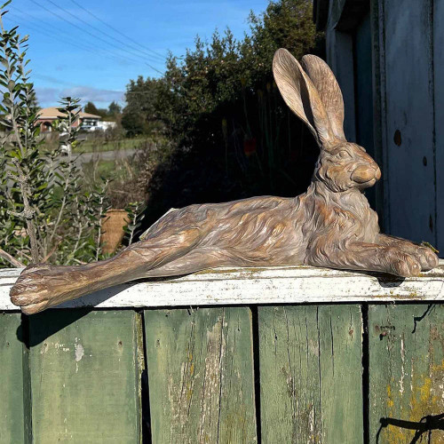 Pecan Country Hare - Resting Earth by Linen & More - 46.5X44X32cm