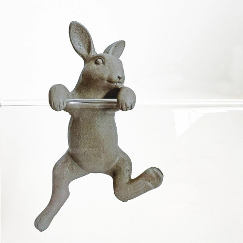 Rabbit Hanging Rim V - Grey by Linen & More
